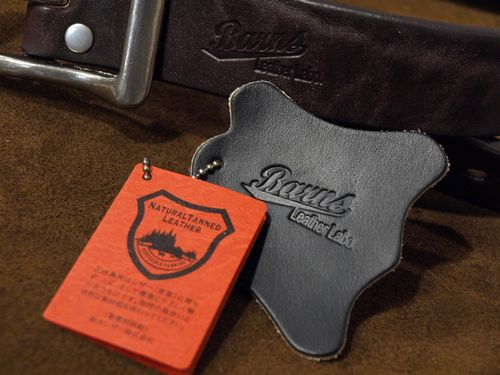 画像: BARNS Leather Belt "LE-4168"
