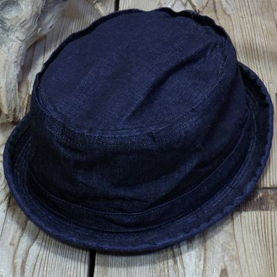 画像3: Sugar Cane -10oz. INDIGO DENIM PORKPIE HAT- 