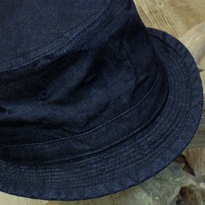 画像2: Sugar Cane -10oz. INDIGO DENIM PORKPIE HAT- 