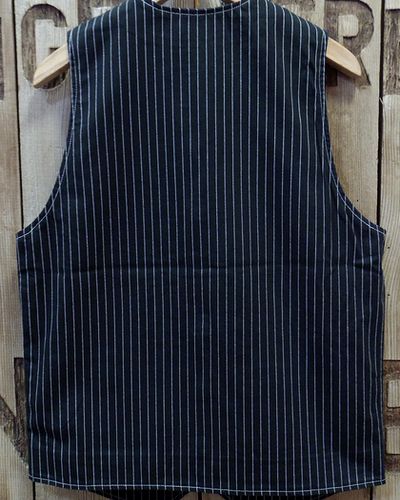 画像5: Pherrow's "PV1-W" Black Wabash Stripe Vest 