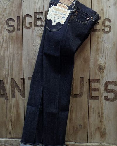 画像1: Pherrow's "441S.W." Tapered Jeans 