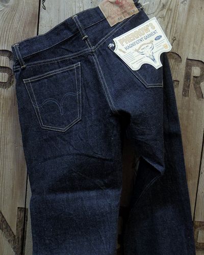 画像2: Pherrow's "441S.W." Tapered Jeans 