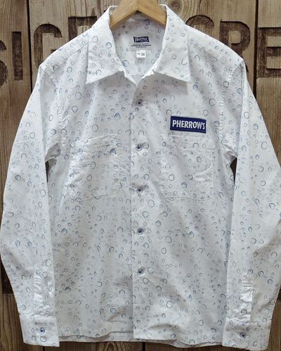 画像2: Pherrow's "20S-PWDS" L/S Open Collar Shirt 