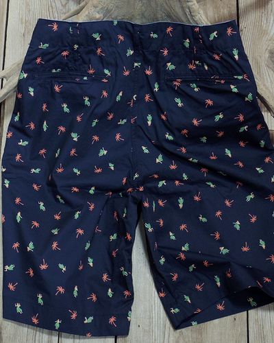 画像5: SUN SURF -"HULA & PALMTREE" COTTON TWILL SHORTS- 