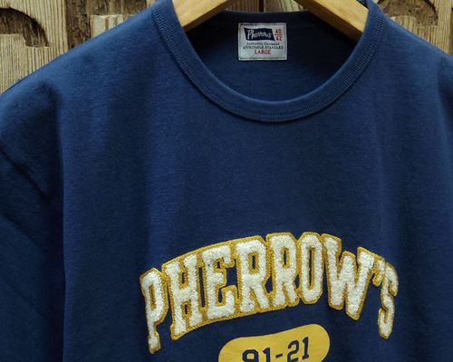 画像: Pherrow's "21S-PTP1-30th" Embroidered Tee 