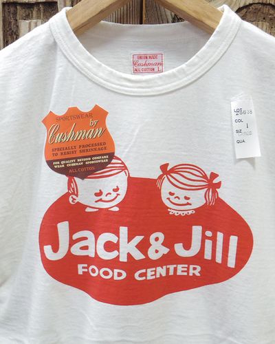 画像3: CUSHMAN -RECYCLE COTTON TEE "Jack & Jill"- 