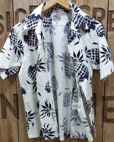 画像4: Duke Kahanamoku -"DUKE'S PINEAPPLE" Cotton Hawaiian Shirt 
