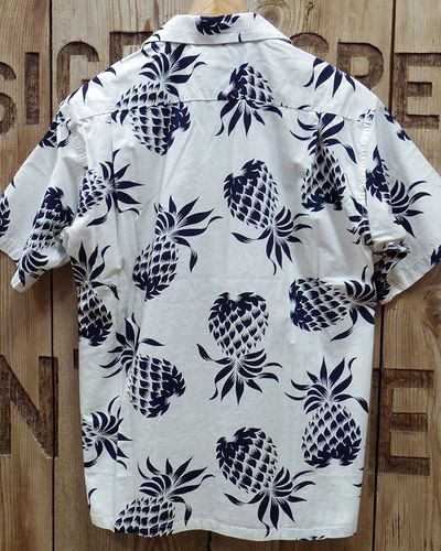 画像5: Duke Kahanamoku -"DUKE'S PINEAPPLE" Cotton Hawaiian Shirt 