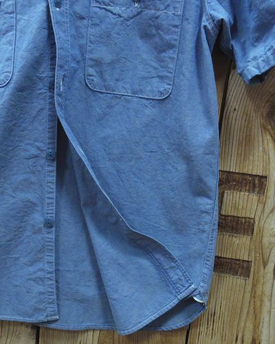 画像4: FULLCOUNT 4821 -Chambray Shirt Half Sleeve- 