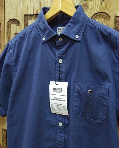 画像3: BARNS "BR-5266N" OX REGULAR SS SHIRT 