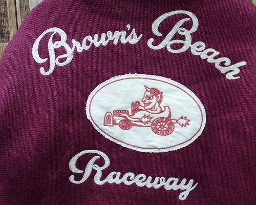 画像: BROWN'S BEACH "BBJ-021" Brown's Beach Varsity Jacket 