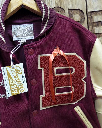 画像3: BROWN'S BEACH "BBJ-021" Brown's Beach Varsity Jacket 