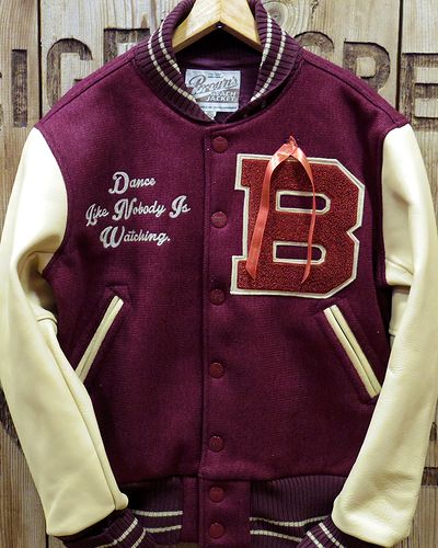 画像2: BROWN'S BEACH "BBJ-021" Brown's Beach Varsity Jacket 
