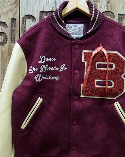 画像1: BROWN'S BEACH "BBJ-021" Brown's Beach Varsity Jacket 