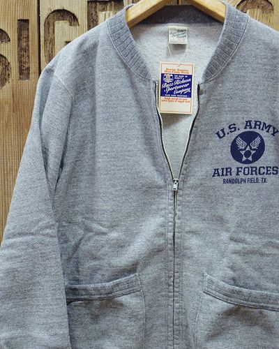 画像1: Buzz Rickson's -SET-IN ZIP SWEAT SHIRTS "U.S. ARMY AIR FORCES"- 