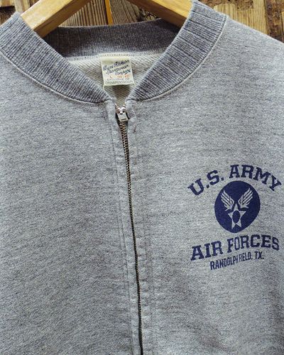画像3: Buzz Rickson's -SET-IN ZIP SWEAT SHIRTS "U.S. ARMY AIR FORCES"- 