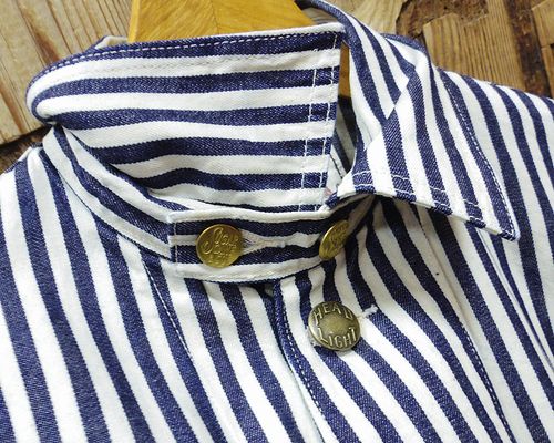 画像: Sugar Cane -HEAD LIGHT×FICTION ROMANCE "NOS INDIGO STRIPE WORK COAT"- 