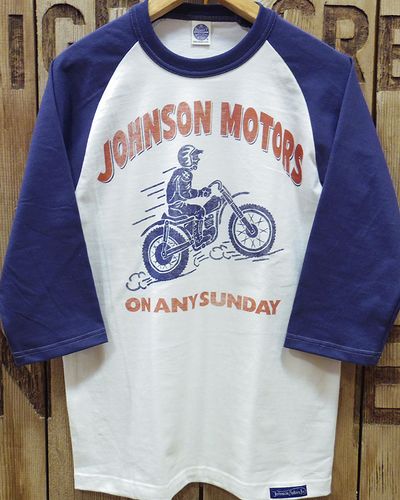 画像4: TOYS McCOY -MOTORCYCLE CROPPED RAGLAN TEE "JOHNSON MOTORS"- 