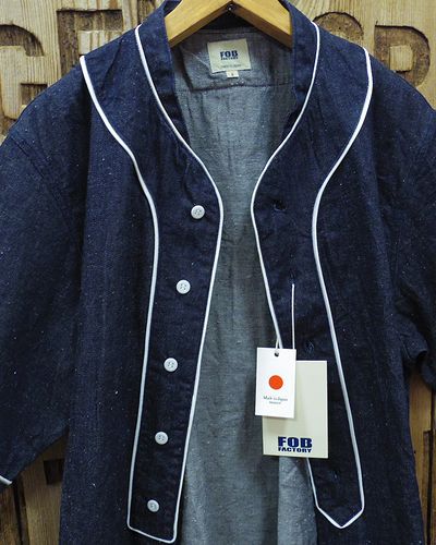 画像3: FOB FACTORY -DENIM BASEBALL SHIRT- 