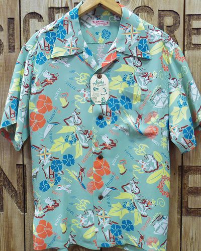 画像3: SUN SURF -ALOHA SHIRTS "SYMBOL OF ISLANDS"- 