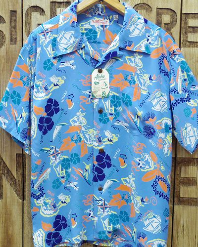 画像2: SUN SURF -ALOHA SHIRTS "SYMBOL OF ISLANDS"- 