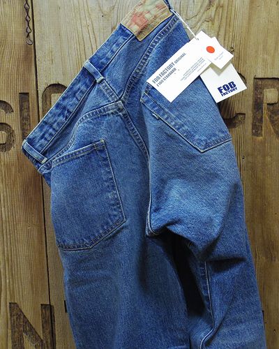 画像2: FOB FACORY F160 -SELVEDGE 66DENIM 5P- 