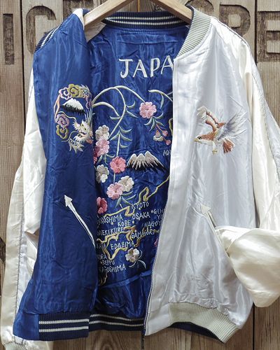 画像3: Tailor Toyo -Acetate Souvenir Jacket "EAGLE" × "JAPAN MAP"- 