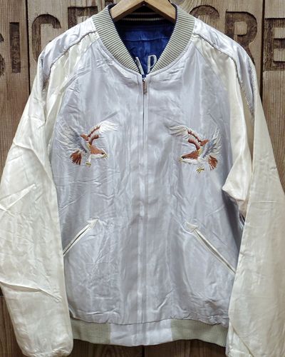 画像2: Tailor Toyo -Acetate Souvenir Jacket "EAGLE" × "JAPAN MAP"- 