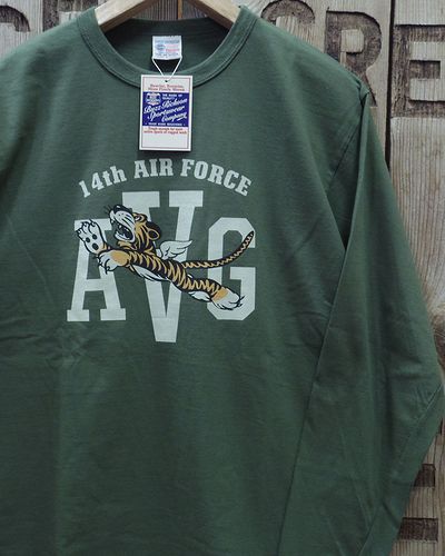 画像1: Buzz Rickson's -MILITARY L/S T-SHIRT "14th AIR FORCE"- 