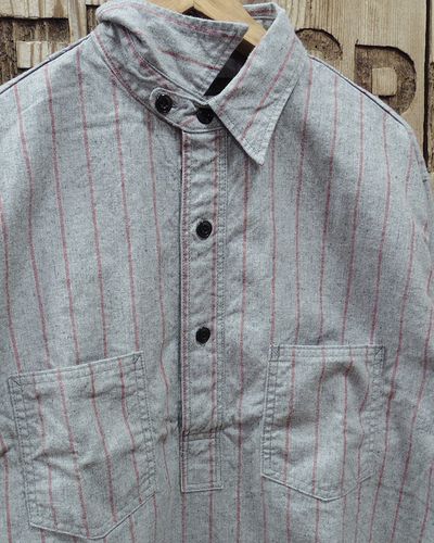 画像3: FULLCOUNT 4080 -Baseball Stripe Pullover Shirt- 