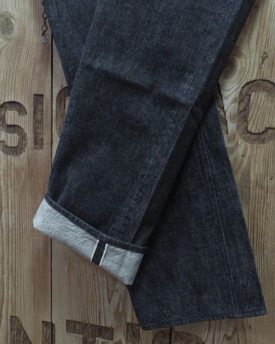 画像5: FULLCOUNT -1101BK Straight Selvedge Black Denim- 