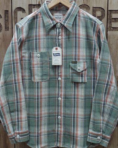 画像2: Pherrow's "23W-750WS-C" Flannel Shirt 