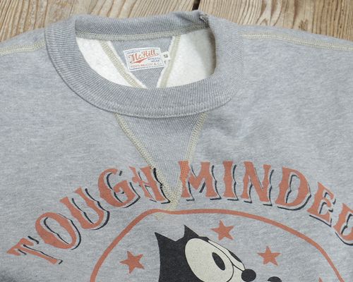 画像: TOYS McCOY -MILITARY SWEAT SHIRT / FELIX THE CAT "TOUGH MINDED"- 