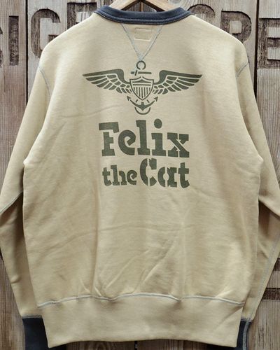 画像3: TOYS McCOY -MILITARY SWEAT SHIRT / FELIX THE CAT "TOUGH MINDED"- 