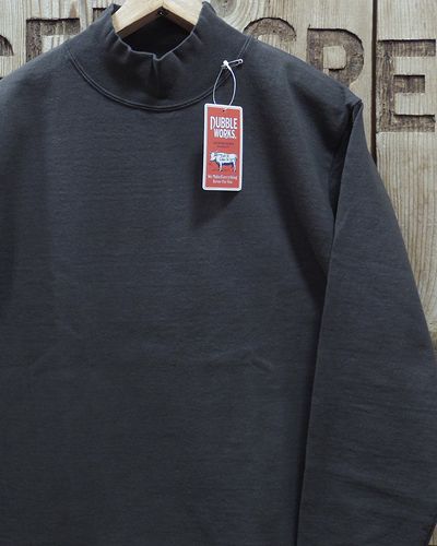 画像1: DUBBLE WORKS -"STAND WHEEL" H/W MOCK NECK L/S TEE- 