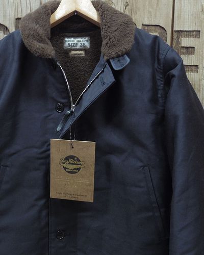 画像1: BUZZ RICKSON'S -JACKET, DECK, ZIP "N-1 NAVY"- 