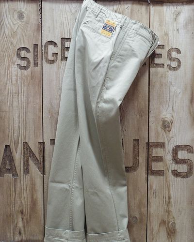 画像1: BUZZ RICKSON'S -ORIGINAL SPEC. CHINOS- KHAKI 