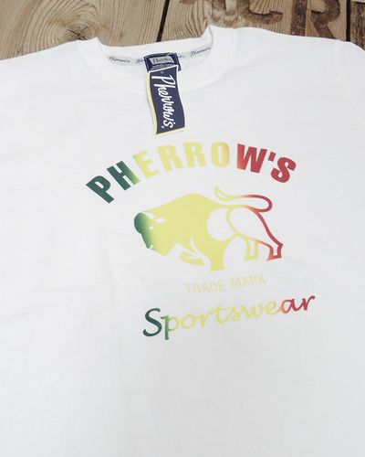 画像3: Pherrow's "24S-PT2-G" Buffalo Logo T-Shirt 