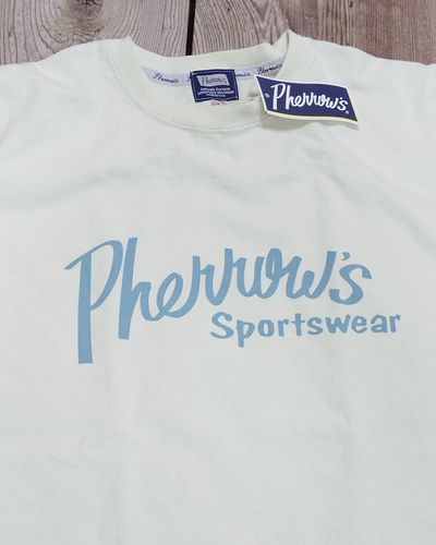 画像3: Pherrow's "24S-PT1" Brand Logo T-Shirt 