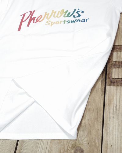 画像4: Pherrow's "24S-PT1-G" Brand Logo T-Shirt 