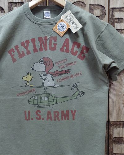 画像1: TOYS McCOY -SNOOPY TEE "FLYING ACE"- 