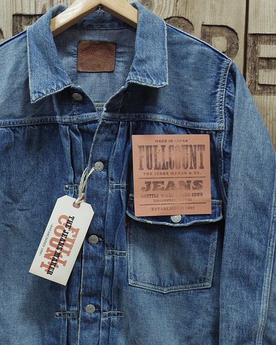 画像1: FULLCOUNT -2107SS Type1 Denim Jacket "Dartford" (Super Smooth)- 