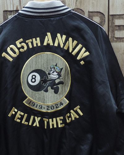 画像4: TOYS McCOY -FELIX THE CAT / C/R SATEEN TOUR JACKET "105TH ANNIV."- 