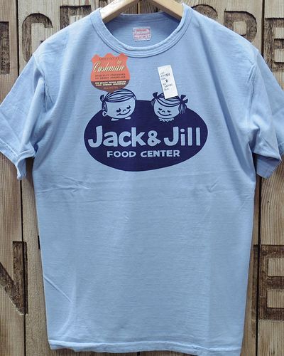 画像2: CUSHMAN 26683 -RECYCLE COTTON TEE "JACK & JILL"- 