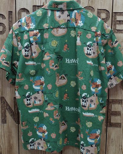 画像4: SUN SURF -COTTON/LINEN HOPSACK HAWAIIAN SHIRTS "ハワイへ行こう!"- 