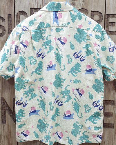 画像4: SUN SURF -COTTON SEERSUCKER HAWAIIAN SHIRTS "ZODIAC SIGN"- 