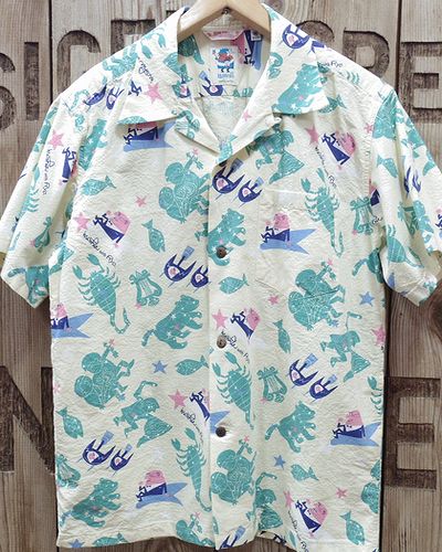 画像3: SUN SURF -COTTON SEERSUCKER HAWAIIAN SHIRTS "ZODIAC SIGN"- 