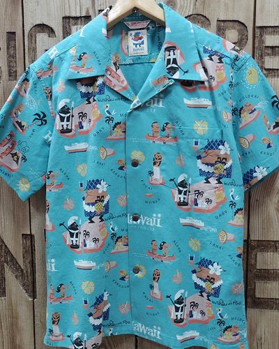 画像5: SUN SURF -COTTON/LINEN HOPSACK HAWAIIAN SHIRTS "ハワイへ行こう!"- 