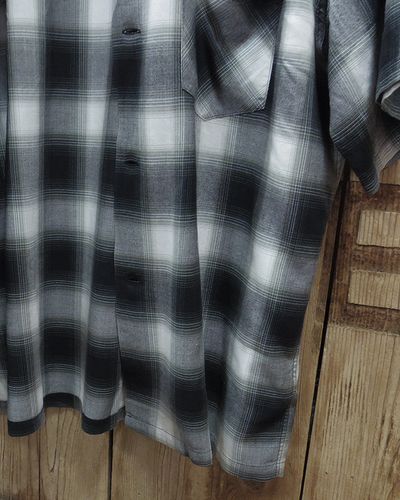 画像4: SUGAR CANE -RAYON OMBRE CHECK S/S OPEN SHIRT- 