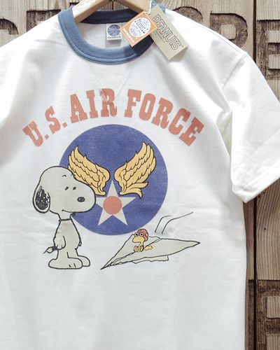 画像1: TOYS McCOY -SNOOPY TEE / U. S. AIR FORCE "WING & STAR"- 